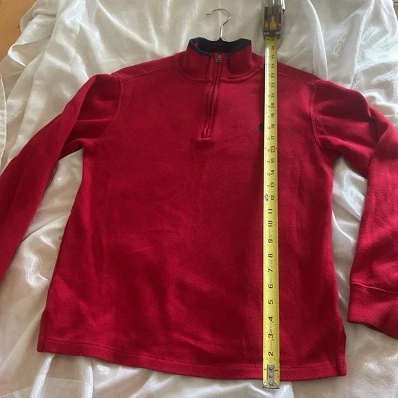 Polo Ralph Lauren boys 14/16 red quarter zip pullover - Picture 6 of 6